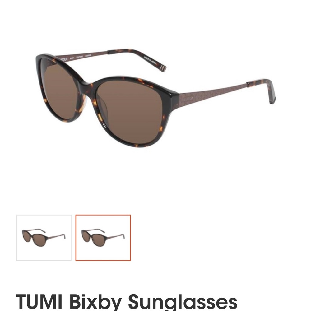 TUMI Tortoise Shell Sunglasses